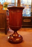 Pair of antique pedestal consoles