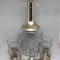 Antique decanter with wineglasses