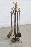 Antique fireplace set