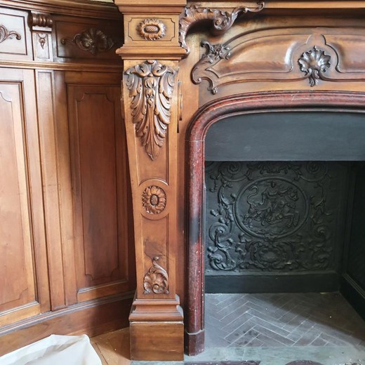 Antique Fireplace Portal