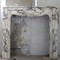 Antique Louis XV pompadour plat fireplace