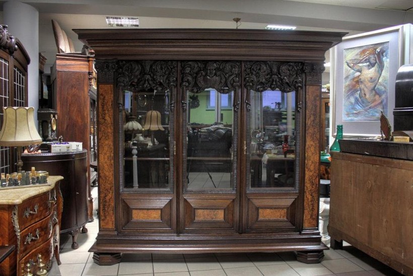 Antique bookcase