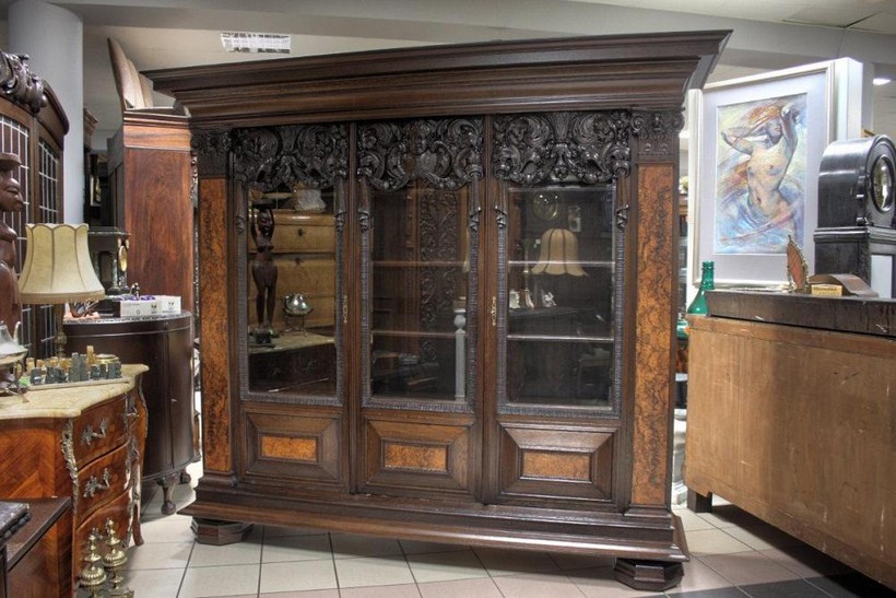 Antique bookcase