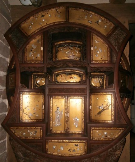 Antique oriental cabinet