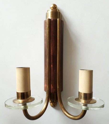 Vintage paired sconces