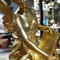 Антикварная бронзовая скульптура  "Богиня вдохновения"