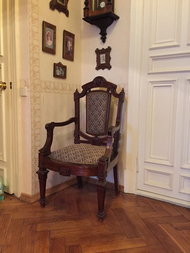 винтажное кресло из дуба, 19 век
