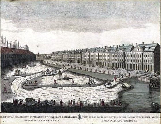 Engraving "St. Petersburg