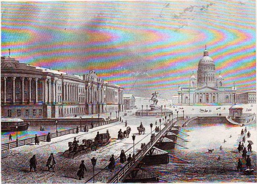 Engraving "St. Petersburg