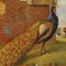 Антикварная картина «Птичий двор»