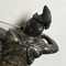 Антикварная скульптура  «Самурай-лучник»