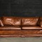 Leather sofa in english style