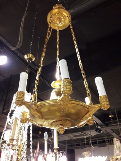 Antique Empire style chandelier