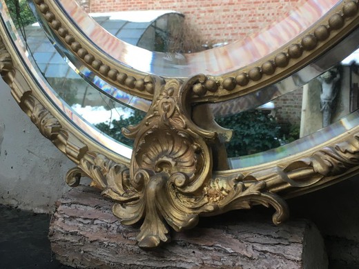 антикварный магазин зеркал предметов декора и интерьера в стиле Людовика XV Рококо из дерева с золочением в Москве