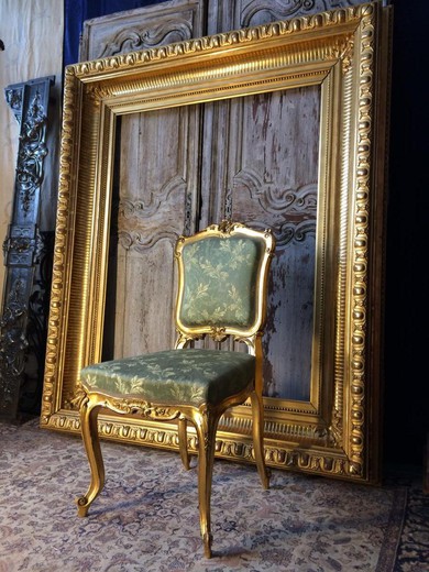 винтажные предметы декора и интерьера на стены из дерева с золочением XIX века купить в Москве