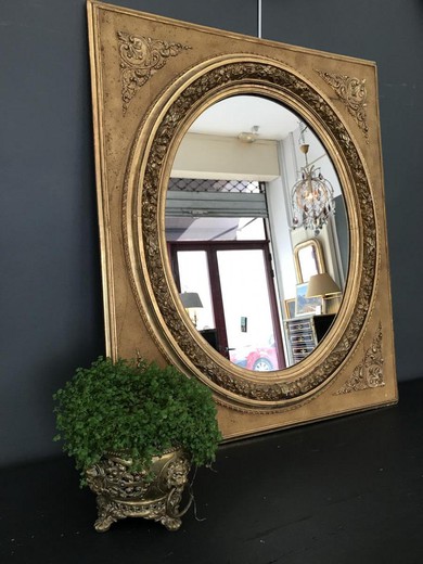 старинное зеркало эпохи реставрации, старинное французское зеркало, антикварное зеркало, купить старинное зеркало