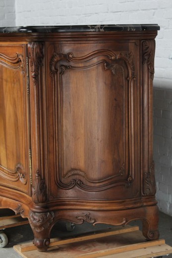 старинная мебель в стиле Людовика XV из ореха и мрамора купить в Москве