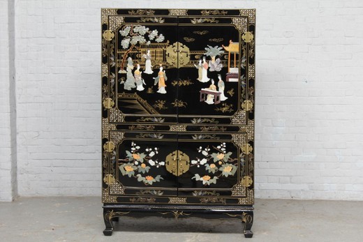 Chinese Cabinet Oriental France Wood 1940