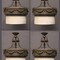 4 antique bronze lightings