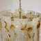 Italian "Stalactites" Murano Glass Chandelier by Mazzega