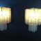 Pair of Italian vintage Murano Rostrato glass wall sconces in Barovier style
