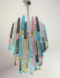 Huge Murano chandelier multicolor