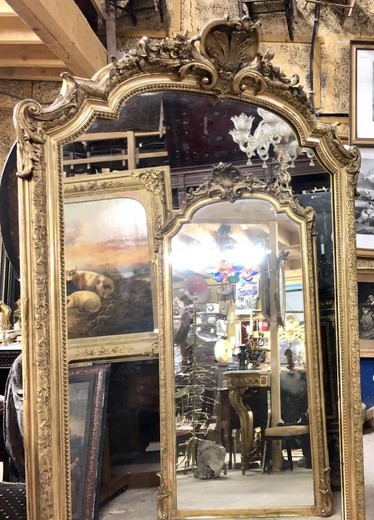3 больших антикварных зеркала