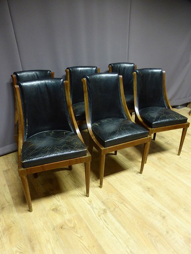 Set of six chairs