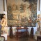 Antique Aubusson tapestry hunting scene