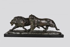 Antique sculpture "Lions"