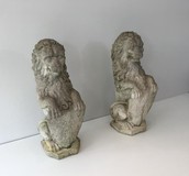 Antique paired sculptures