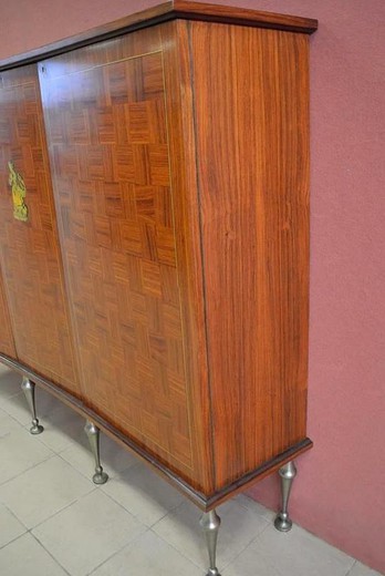 Antique bar cabinet