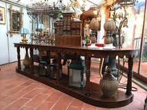 Large antique console