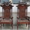 Pair Of Magistrate Armchairs In Walnut