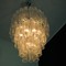 Large three-Tier Venini Murano Glass Tube Chandelier
