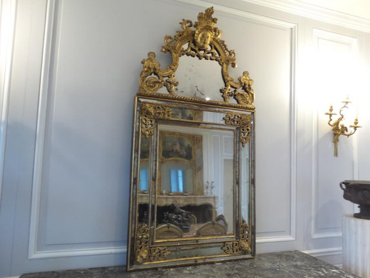 антикварное зеркало регенство, антикварное зеркало в стиле регенства, старинное зеркало в стиле регенства. старинное золоченое зеркало, анктиварное золоченое зеркало