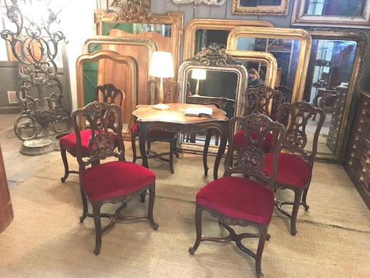 антикварные стулья, сет из антикварных стульев, подарок,  антиквариат, антикварный подарок, старинные стулья, стулья XIX века