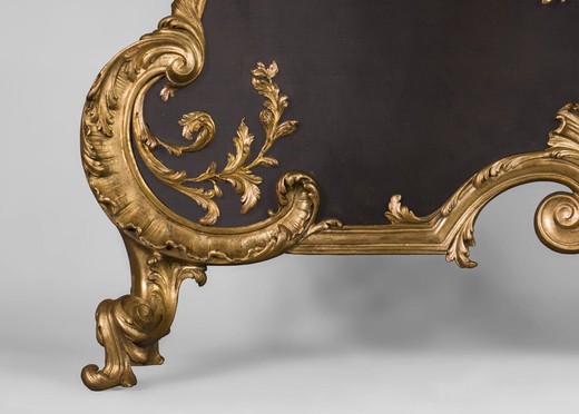 галерея винтажных каминных аксессуаров предметов декора и интерьера в стиле Людовика XV из золоченой бронзы в Москве