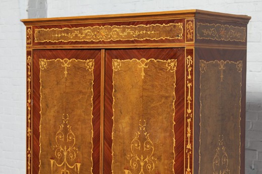винтажный кабинет в стиле Людовика XVI из ореха купить в Москве