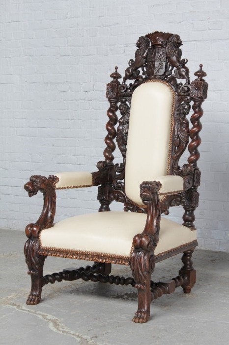 Antique armchairs