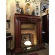 old oak fire mantel