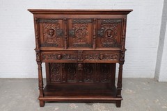 Antique gothic cabinet