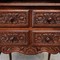 Antique carved wood cabinet