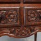 Antique carved wood cabinet