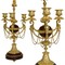 Antique paired candelabra