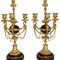 Antique paired candelabra