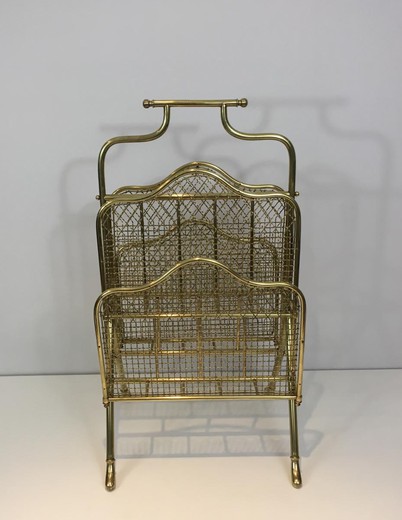 Antique stand for magazines and newspapers