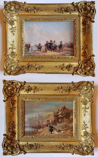 old paintings of XIXth C.