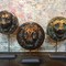 Antique terracotta lions heads