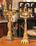 Antique double candelabra